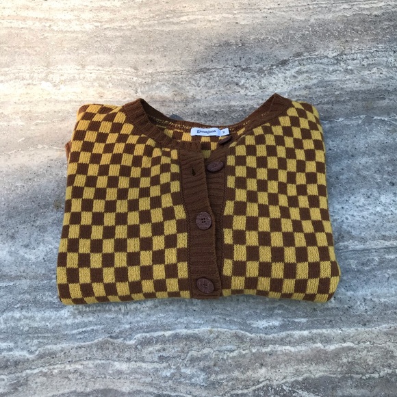 Gimaguas Camel Chess Cardigan 